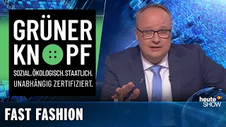 Grüner Knopf: Was sagt das neue Fairtrade-Gütesiegel über Kleidung aus? | heute-show vom 25.10.2019