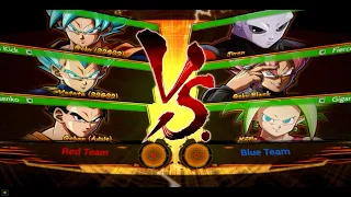 DRAGON BALL FIGHTERZ GOKU TEAM VS JIREN TEAM EPIC BATTLE GAMEPLAY