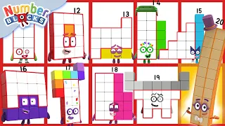 Learn to read numbers | Numbers and Numerals 1 to 20 | @Numberblocks