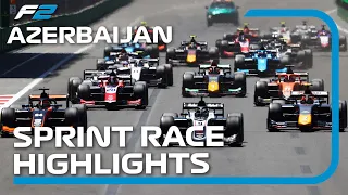 Formula 2 Sprint Race Highlights | 2022 Azerbaijan Grand Prix