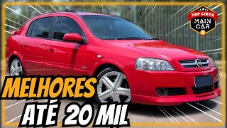 5 MELHORES carros até 20 MIL | Bons e Barato 🔥