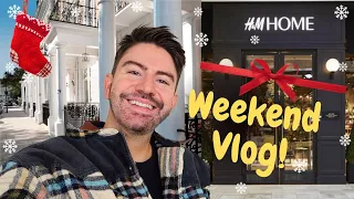 CHRISTMAS IN H&M, THRIFTING IN WEST LONDON, 40p BOOT SALE FIND & LIVE TV! MR CARRINGTON