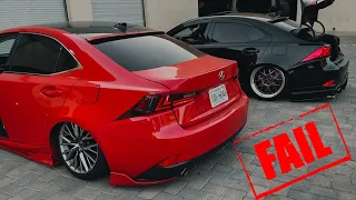 Lexus Sequential Tail Light Swap **FAIL**