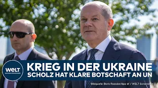 UN-VOLLVERSAMMLUNG: Kanzler Olaf Scholz betont Bedeutung der Vereinten Nationen in Krisen-Zeiten