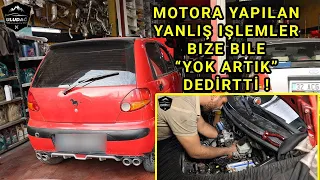 3 DEFA CONTA YAKMIŞ VE MOTORA SEGMAN ATILMIŞ AMA DİKİŞ TUTMAMIŞ ! (Daewoo Matiz 0.8 Restorasyon)