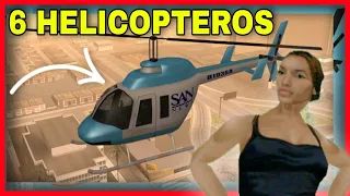 🔥Donde encontrar TODOS los HELICOPTEROS de GTA San Andreas - Ubicación de Helicópteros ocultos
