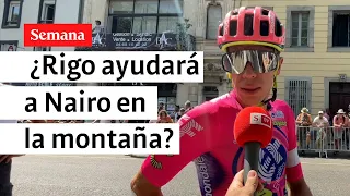 “Somos amigos pero…” Rigo Urán fue contundente en decir si ayudará o no a Nairo