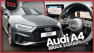 2021 Audi A4 Saloon Black Edition in Quantum Grey 👀