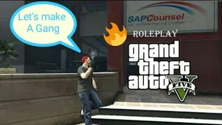 Gang making in GTA5 Roleplay |l| Mr. ROY |l| Join Discord