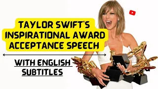 Taylor Swift Inspirational Speech At Billboard Women Of The Year Award With English Subtitles 2022