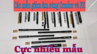 GIẢM ÂM LẮP SÚNG - GIẢM ÂM CONDOR - GIẢM ÂM FX - CỰC ÊM GIÁ RẺ