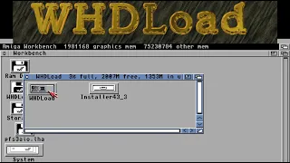 Installing WHDLoad In WinUAE And Testing Some Games On The Amiga A600