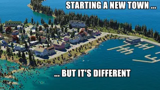 Starting an East Coast Resort Town.. Using European Assets | Cities Skylines 2