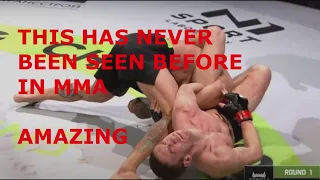 Amazing - Brazilian mma fighter uses incredible technique  - Mateus Raposinha Santos vs Volodin