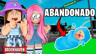 ENCONTRAMOS UM BEBÊ ABANDONADO NO BROOKHAVEN ROBLOX