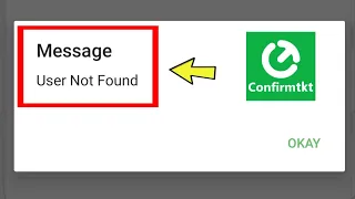 Fix Confirmtkt || User not Found Problem Solved