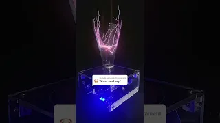 Tesla coil plays music #teslacoil