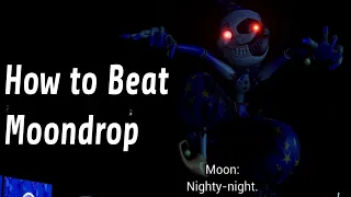 How to beat Moondrop | Fastest Way | FNAF Security breach