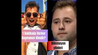 1 Dakikada Masterchef Berker Başmanav kimdir? Bilinmeyen Yönleri