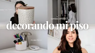 VLOG DECORANDO MI PISO 📦  | Haul decoración, Orden en la cocina, Flexispot E7, Cambios en el armario