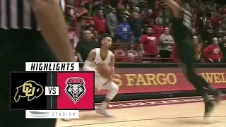 Colorado vs. New Mexico Basketball Highlights (2018-19) | Stadium