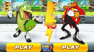 Sonic Dash 2:Sonic Boom : The Battle of Rivals : Vector the Crocodile VS Eggman:gameplay IOS/Android