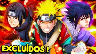 PERSONAGENS EXCLUÍDOS DA SÉRIE NARUTO STORM