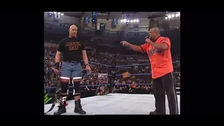 Taz Threatens To Beat Stone Cold Steve Austin For The Title WWE Smackdown 6-28-2001