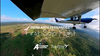 SP Irene Fernandez Solo Flight