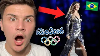 Brazilian ICON ! Gisele Bündchen´s Catwalk at Rio Olympics |🇬🇧 Gringo Britânico Reagindo