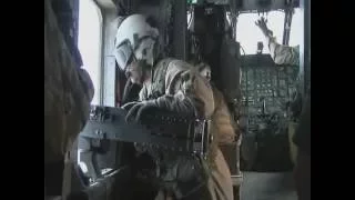 U.S. Marines CH-53 Super Stallion Helicopter Aerial Gunner Training