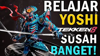 BELAJAR KARAKTER TERSULIT! JADI GILA! TIPS YOSHIMITSU PEMULA HANDCAM GAMEPAD - TEKKEN 8 #tekken8