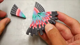 fireworks cane polymer clay tutorial _ 불꽃 케인 폴리머 클레이 만들기