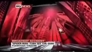 Spiderman Stuntman Hurt In 30ft Broadway Theatre Plunge