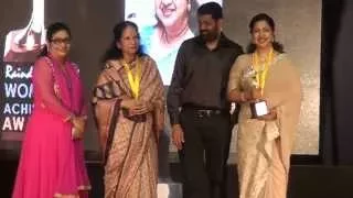 Actress Radhika Sarath Kumar Gets Women Achiever Awards 2015