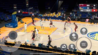 NBA 2K21 mobile online gameplay on iPhone 12 Pro Max