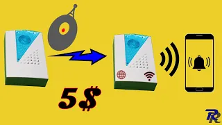 DIY: Make your Doorbell smart for less than $5 (350 INR) | ESP8266 based WiFi doorbell | IFTTT