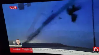 Brave Storm chasers caught in tornado in Coweta, Oklahoma 10/10/21