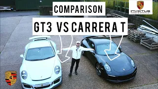 Comparison of the Porsche 911 991.1 GT3 vs 991.2 Carrera T | Invictus Porsche