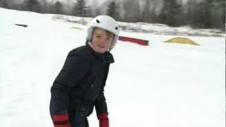 Colton Clement hits the slopes in support of Adirondack Health/Mountain Lake Moves initiative!