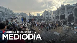 Israel avanza sobre Gaza y en Cisjordania destruyen casa de comandante de Hamas | Noticias Telemundo