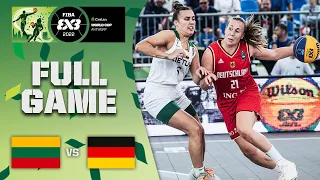 Lithuania v Germany | Women | Full Game | Crelan FIBA 3x3 World Cup 2022