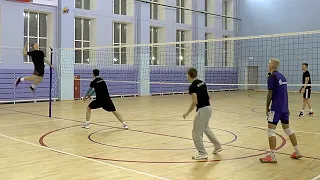 Volleyball. Training. Basic volleyball skills. Attack, serve, block, pass, set, dig. Full version