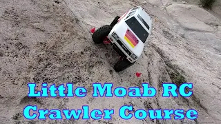 Little Moab RC Rock Crawler Course - Axial Capra & Traxxas TRX4 4Runner