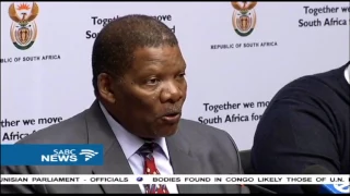 Gugile Nkwinti briefed the media on land re-distribution