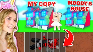 I COPIED MOODYS HOUSE To *TRAP HER* In Adopt Me! (Roblox)
