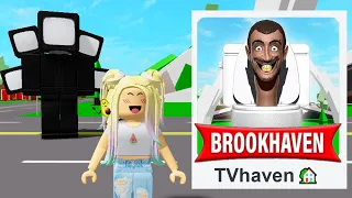 Hice Mi Propio Brookhaven TV MAN y SKIBIDI TOILET en Roblox!