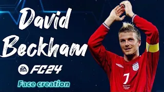 FC24 David Beckham PROClubs and CAREER MODE FACE CREATION