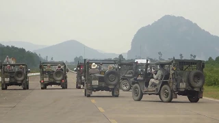 Vietnam April 2018. Jeeps from the American war
