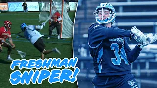 Hopkins Freshman scores 2 HAT TRICKS in 2 STRAIGHT GAMES